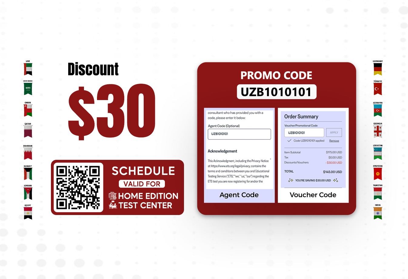 TOEFL iBT® Promo Code